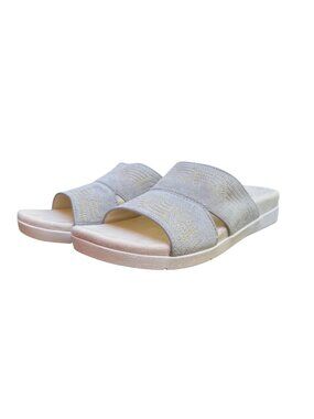 Spenco Twightlight Ellie Sandal Size 8.5 B Light Gray Slide NWOB Arch Support